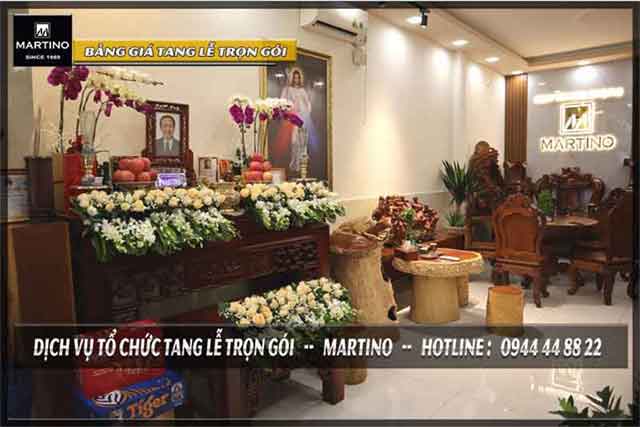 Bảng giá tang lễ trọn gói của tang lễ Martino