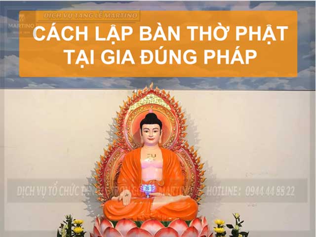 Cách lập bàn thờ phật tại gia