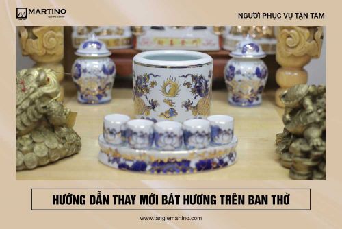 Thay bát hương cũ đúng cách và đúng phong thủy 