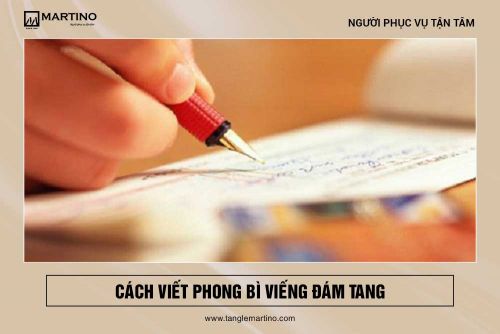 Cách viết phong bì viếng đám tang