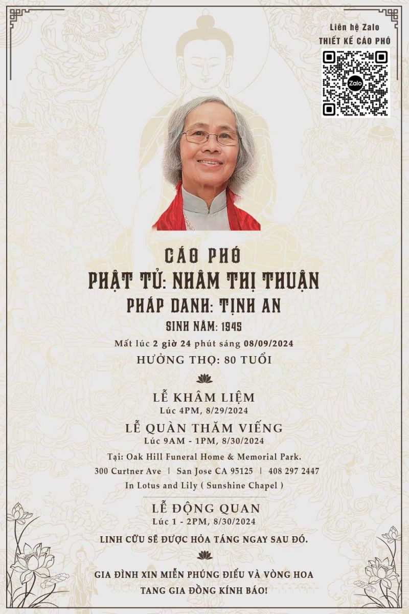 Cáo phó Phật giáo