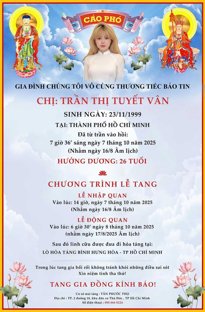 Thiết kế cáo phó