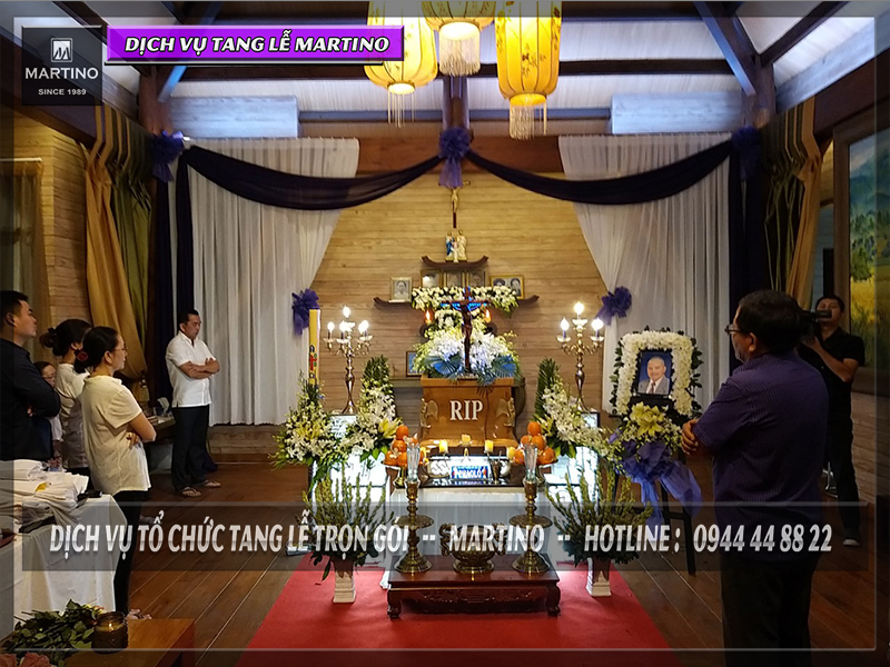 Nhà tang lễ sang trọng phù hợp với địa vị của gia đình đau buồn
