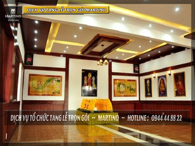 Đài hỏa táng được thiết kế thoáng mát, rộng rãi