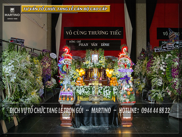 Dịch vụ tổ chức tang lễ cán bộ cao cấp tại tphcm