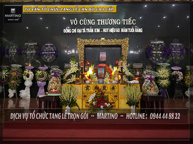 Dịch vụ tổ chức tang lễ cán bộ cao cấp tại tphcm