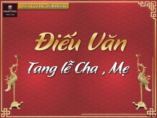 Điếu văn tang lễ cha mẹ hay nhất
