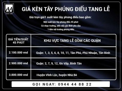 Giá thuê đội kèn tây phúng điếu tại TpHCM