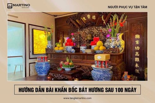 Hướng dẫn bài khấn bốc bát hương sau 100 ngày
