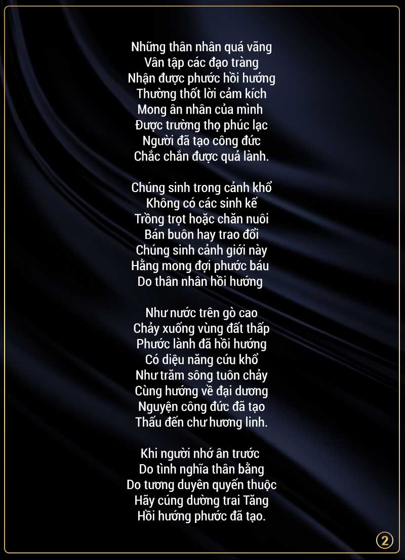 Tụng kinh hồi hướng vong linh
