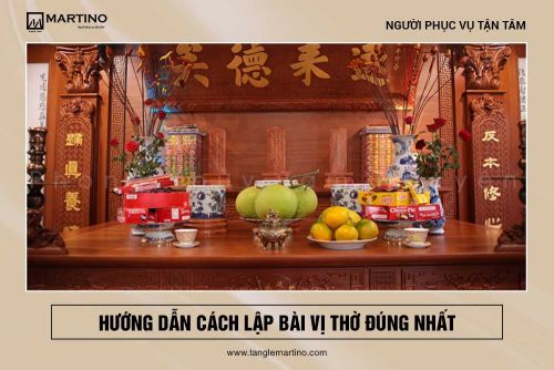 Bài vị thờ và những cách lập bài vị đúng nhất