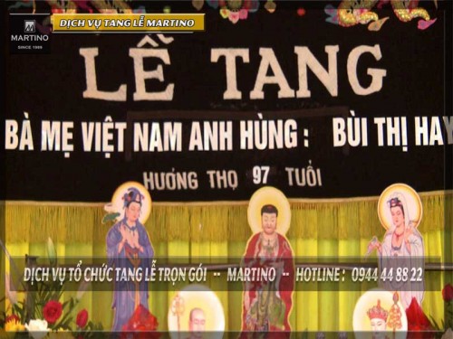 Nghi thức tổ chức tang lễ cho bà mẹ Việt Nam anh hùng