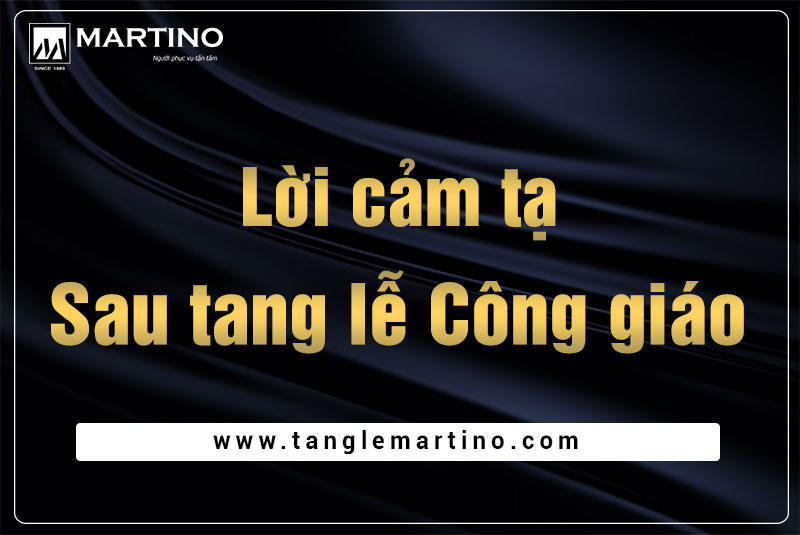Lời cảm tạ sau tang lễ Công giáo