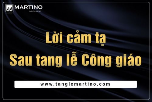 Lời cảm tạ sau tang lễ Công giáo