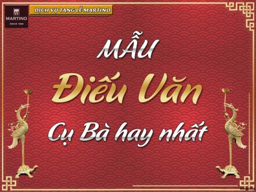 Mẫu điếu văn cụ bà hay nhất