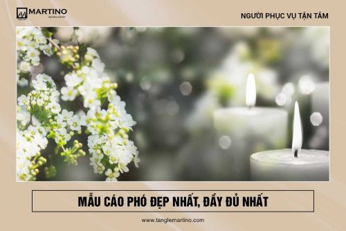Các mẫu viết cáo phó