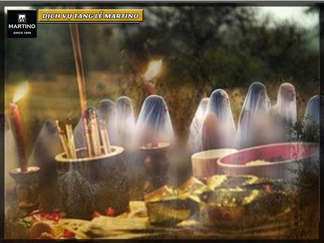người chết ăn mặc gì