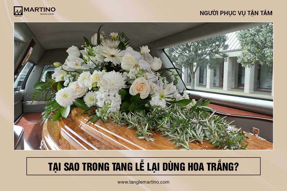 Tại sao trong tang lễ lại dùng hoa trắng?