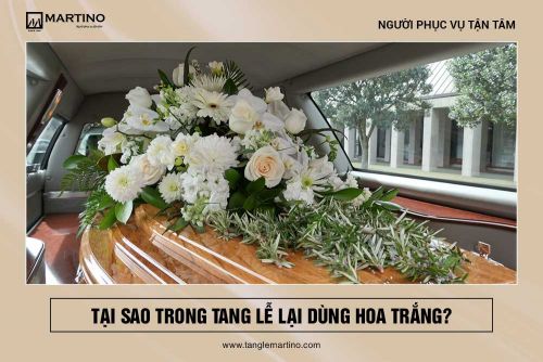 Tại sao trong tang lễ lại dùng hoa trắng?