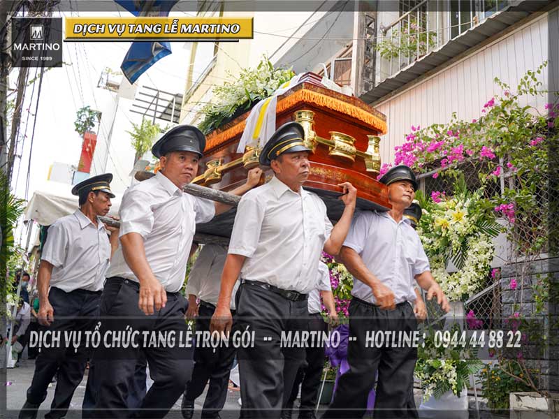 Tổ chức tang lễ ở chung cư do trại hòm Martino thực hiện Tổ chức tang lễ ở chung cư do trại hòm Martino thực hiện