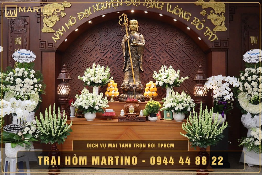 Tổ chức lễ tang trọn gói tại chùa Pháp Viện Minh Đăng-Trại hòm Martino