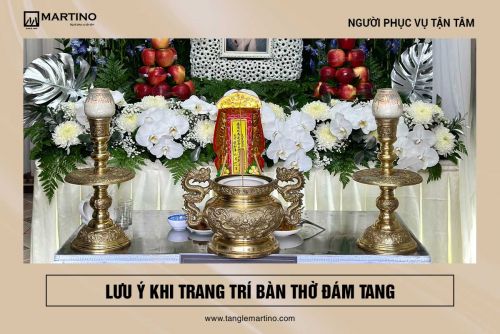 Những lưu ý khi trang trí bàn thờ đám tang
