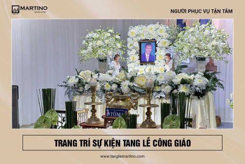 Địa chỉ chuyên tổ chức trang trí sự kiện tang lễ Công giáo Tp Hồ Chí Minh