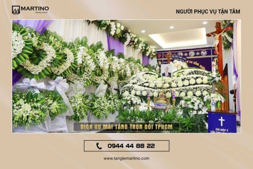 Dịch vụ trang trí hoa tang lễ tại Tp Hồ Chí Minh