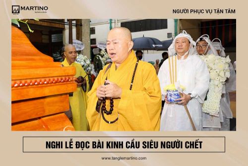 Nghi lễ đọc bài kinh cầu siêu người chết